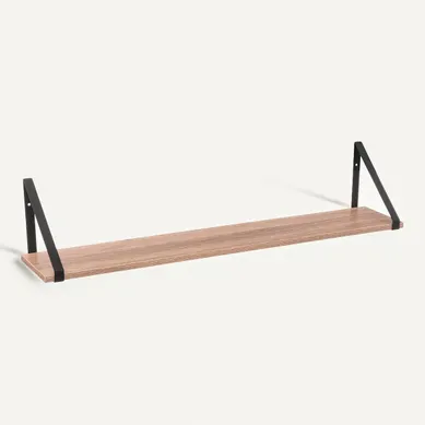 Etagère 78 cm ALIAJ Naturel / Noir Etagère 78 cm ALIAJ Naturel / Noir vue 3/4