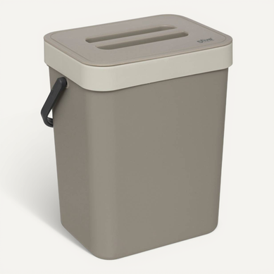 Poubelle De Compost 5l En Plastique Taupe Poubelle De Compost 5l En Plastique Taupe