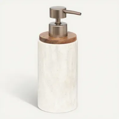 Distributeur de savon COME Beige / Naturel Distributeur de savon COME Beige / Naturel vue de face