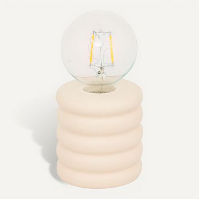 Objet lumineux LED H. 18 cm PERRY Beige Objet lumineux LED H. 18 cm PERRY Beige vue 3/4