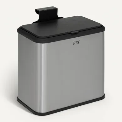 Poubelle à Compost En Acier Inox Finition Mat 5 Litres Poubelle à Compost En Acier Inox Finition Mat 5 Litres