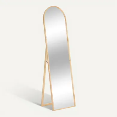 Miroir psyché 180x50 cm KIM Beige Miroir psyché 180x50 cm KIM Beige vue de face