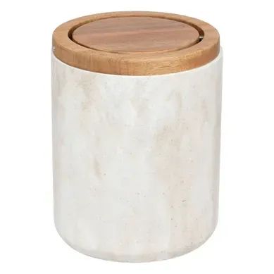 Poubelle salle de bain 1,5L COME Beige / Naturel Poubelle salle de bain 1,5L COME Beige / Naturel vue 3/4