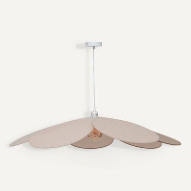 Suspension pétale D. 100 cm NAYA Beige Suspension pétale D. 100 cm NAYA Beige vue de face