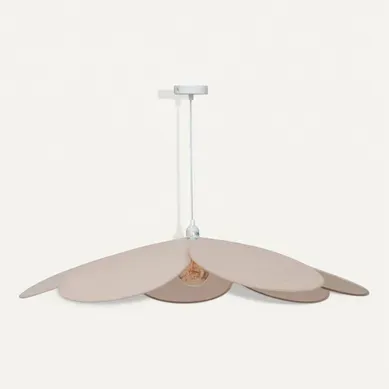 Suspension pétale D. 100 cm NAYA Beige Suspension pétale D. 100 cm NAYA Beige vue 3/4