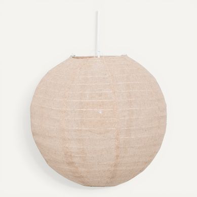 Suspension lanterne D. 32 cm JORDY Beige Suspension lanterne D. 32 cm JORDY Beige vue de face