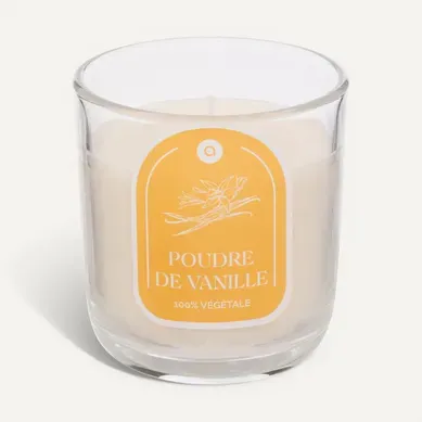 Bougie 210 g FLOA Vanille Bougie 210 g FLOA Vanille vue de face