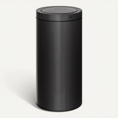 Poubelle automatique 40L DELTA Noir vue 3/4