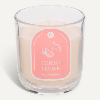 Bougie 210 g FLOA Cerise vue 3/4