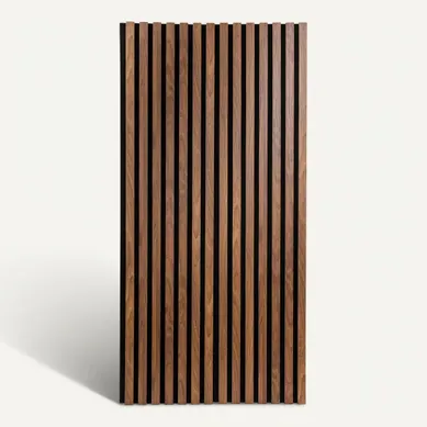 Panneau mural déco 120x60 cm COLVA Marron/Noir vue de face