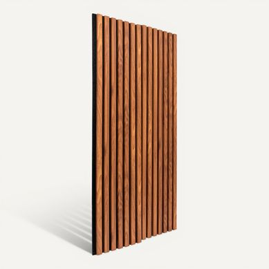 Panneau mural déco 120x60 cm COLVA Marron/Noir Panneau mural déco 120x60 cm COLVA Marron/Noir vue 3/4