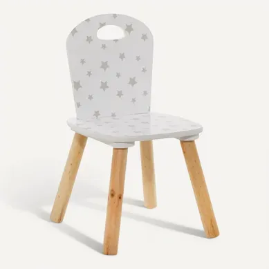 Chaise Pour Enfant En Bois Motif Étoiles H 50 Cm Chaise Pour Enfant En Bois Motif Étoiles H 50 Cm