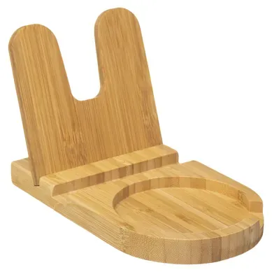 Repose Cuillère En Bambou Avec Couvercle - Beige Repose Cuillère En Bambou Avec Couvercle - Beige
