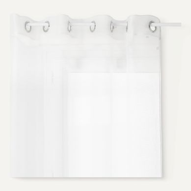 Voilage 135x240 cm MOLY Blanc Voilage 135x240 cm MOLY Blanc vue 3/4