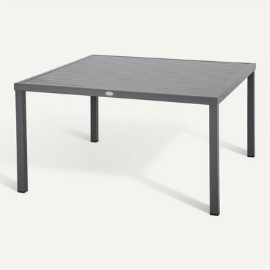 Table De Jardin Carrée En Aluminum Piazza - 8 Personnes - Gris Graphite Table De Jardin Carrée En Aluminum Piazza - 8 Personnes - Gris Graphite