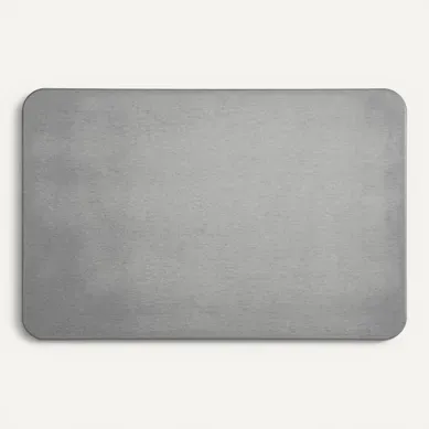 Tapis salle de bain 39x60 cm DIATO Gris Tapis salle de bain 39x60 cm DIATO Gris vue de face