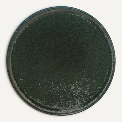 Assiette à dessert Ø. 21 cm TERRE INCONNUE Vert vue 3/4