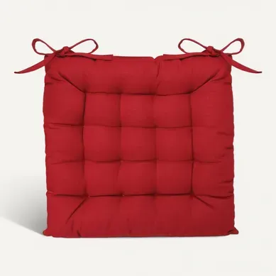 Galette De Chaise Rouge 38x38 Galette De Chaise Rouge 38x38