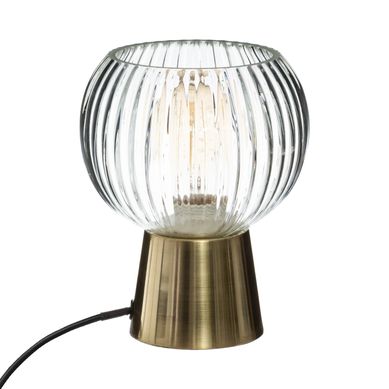 Lampe à poser H19,5 cm LAYE Doré Lampe à poser H19,5 cm LAYE Doré vue 3/4