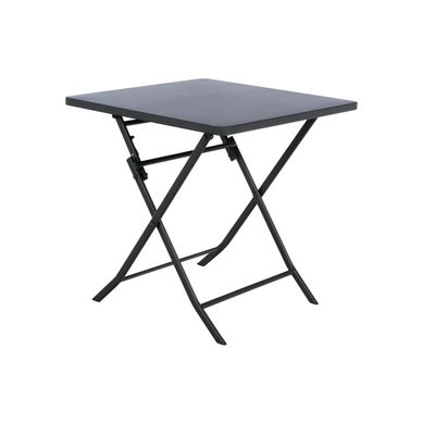 Table carré 2 personnes GREENSBORO Graphite Table carré 2 personnes GREENSBORO Graphite vue 3/4
