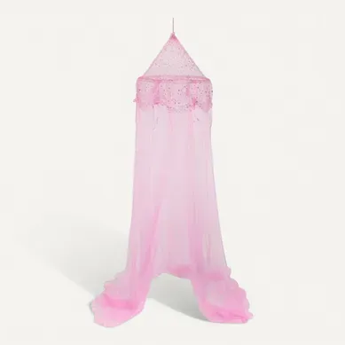 Ciel De Lit Rose Avec Étoiles D 60 X 250 Cm Ciel De Lit Rose Avec Étoiles D 60 X 250 Cm