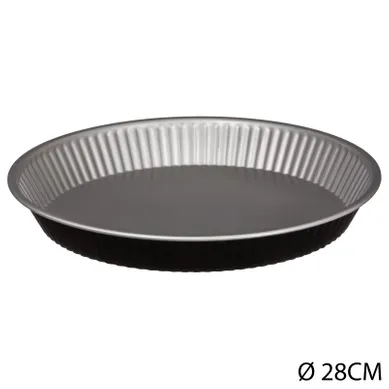Plat à tarte Ø 28 cm SIGNATURE Noir Plat à tarte Ø 28 cm SIGNATURE Noir vue de face