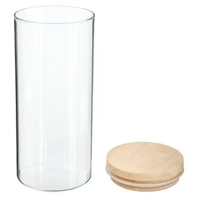 Bocal 1,3L Transparent / Naturel Bocal 1,3L Transparent / Naturel vue 3/4