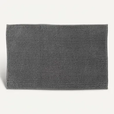 Tapis salle de bain 50x50 cm COLORS Gris Tapis salle de bain 50x50 cm COLORS Gris vue de face
