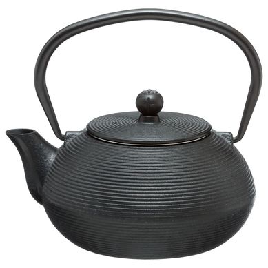 Théière à Filtre En Fonte Marin - 600 Ml - Noir Théière à Filtre En Fonte Marin - 600 Ml - Noir