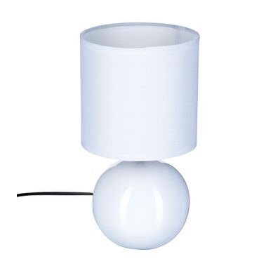 Lampe En Céramique Pied Boule Blanc