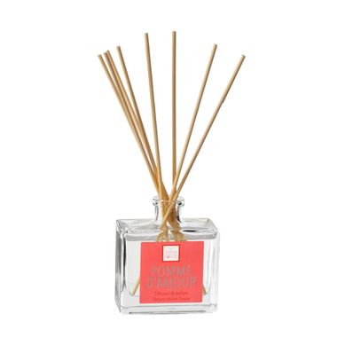 Diffuseur De Parfum Pomme D'amour 160 Ml Avec 8 Bâtonnets