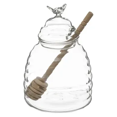 Pot à Miel 400ml Avec Cuillère Pot à Miel 400ml Avec Cuillère