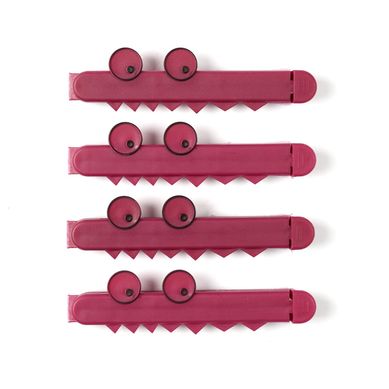 4 Pinces Crocodiles Pour Sachet Alimentaire Couleur Aléatoire