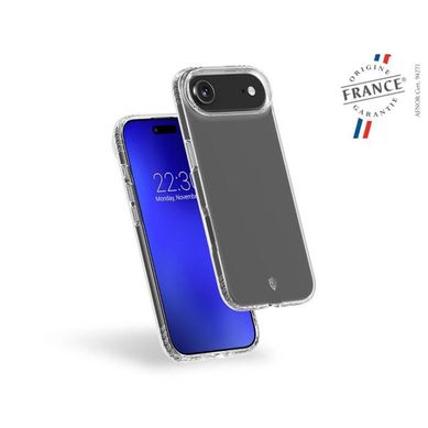 Coque Bumper Transparente Pour iPhone 17 Air — Accent Bleu, Magsafe, Coins Renforcés Coque Bumper Transparente Pour iPhone 17 Air — Accent Bleu, Magsafe, Coins Renforcés