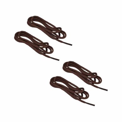 Lot De 2 Paires De Lacets "ronds" 75cm Marron Lot De 2 Paires De Lacets "ronds" 75cm Marron