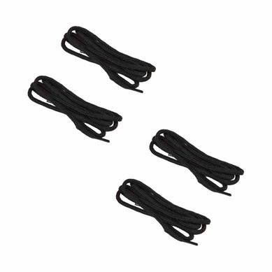 Lot De 2 Paires De Lacets "ronds" 90cm Noir Lot De 2 Paires De Lacets "ronds" 90cm Noir