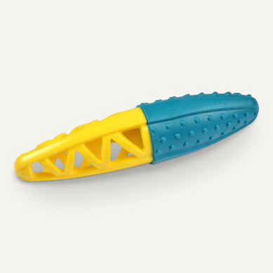 Jouet Pour Chien Ovale "géométrique" 23cm Bleu Jouet Pour Chien Ovale "géométrique" 23cm Bleu