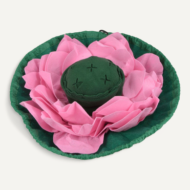 Tapis De Fouille Ventouse "lotus" 45cm Rose et Vert Tapis De Fouille Ventouse "lotus" 45cm Rose et Vert