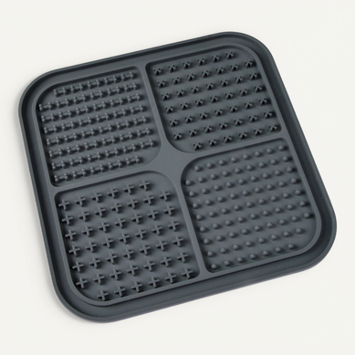 Tapis De Léchage Animaux "silicone" 20cm Anthracite Tapis De Léchage Animaux "silicone" 20cm Anthracite
