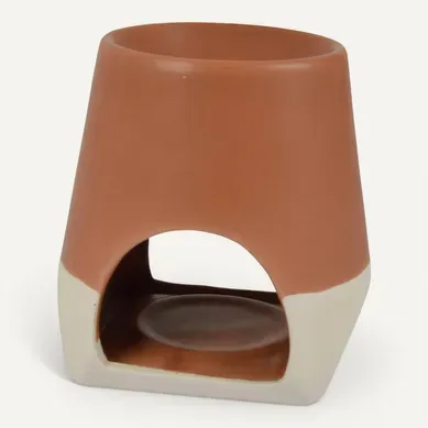 Brûle Parfum En Céramique "irène" 10cm Terracotta