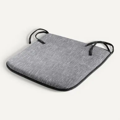 Galette De Chaise "memphis" 40x40cm Gris Perle Galette De Chaise "memphis" 40x40cm Gris Perle