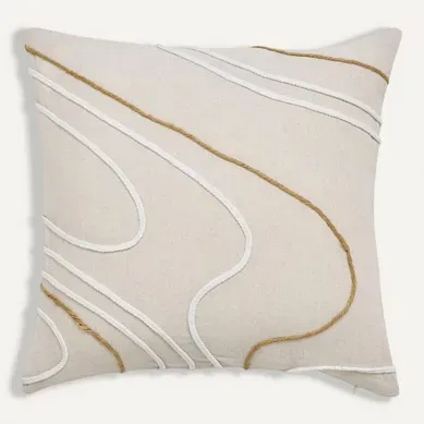 Coussin Déco "lacia" 45x45cm Beige Coussin Déco "lacia" 45x45cm Beige