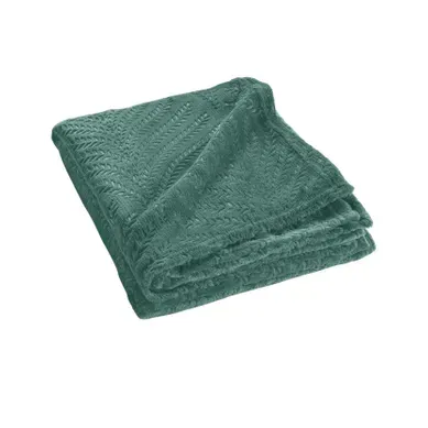 Plaid Uni En Flanelle "nelia" 125x150cm Vert Cèdre Plaid Uni En Flanelle "nelia" 125x150cm Vert Cèdre