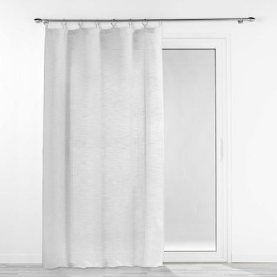 Voilage 140x240 cm MILZA Blanc vue de face