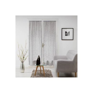 Paire De Voilages "milza" 70x200cm Anthracite