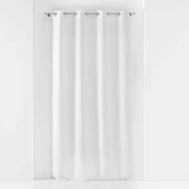 Rideau Voilage à Oeillets "soane" 140x180cm Blanc