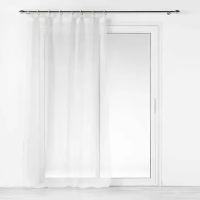 Voilage 140x240 cm MINALISA Blanc Voilage 140x240 cm MINALISA Blanc vue 3/4