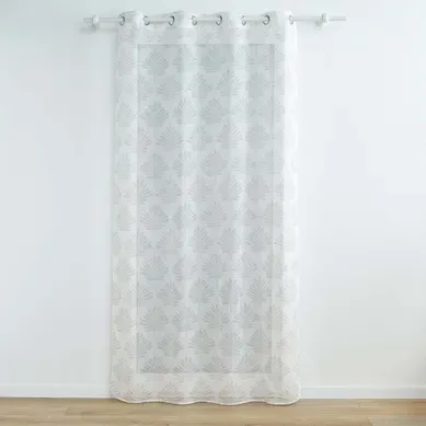 Rideau Voilage à Oeillets "levita" 140x240cm Blanc
