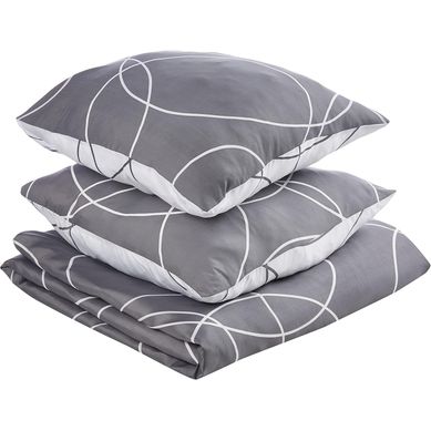 Parure De Lit Elton Gris 140x200 Parure De Lit Elton Gris 140x200