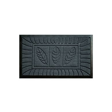 Tapis D'entrée "feuilles" 45x75cm Gris Tapis D'entrée "feuilles" 45x75cm Gris